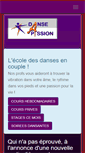 Mobile Screenshot of dansepassion.ch